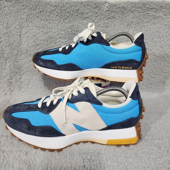 New Balance 327 MS327BM Bright Sky-Blue Natural Indigo Size 9 - Picture 1 of 6